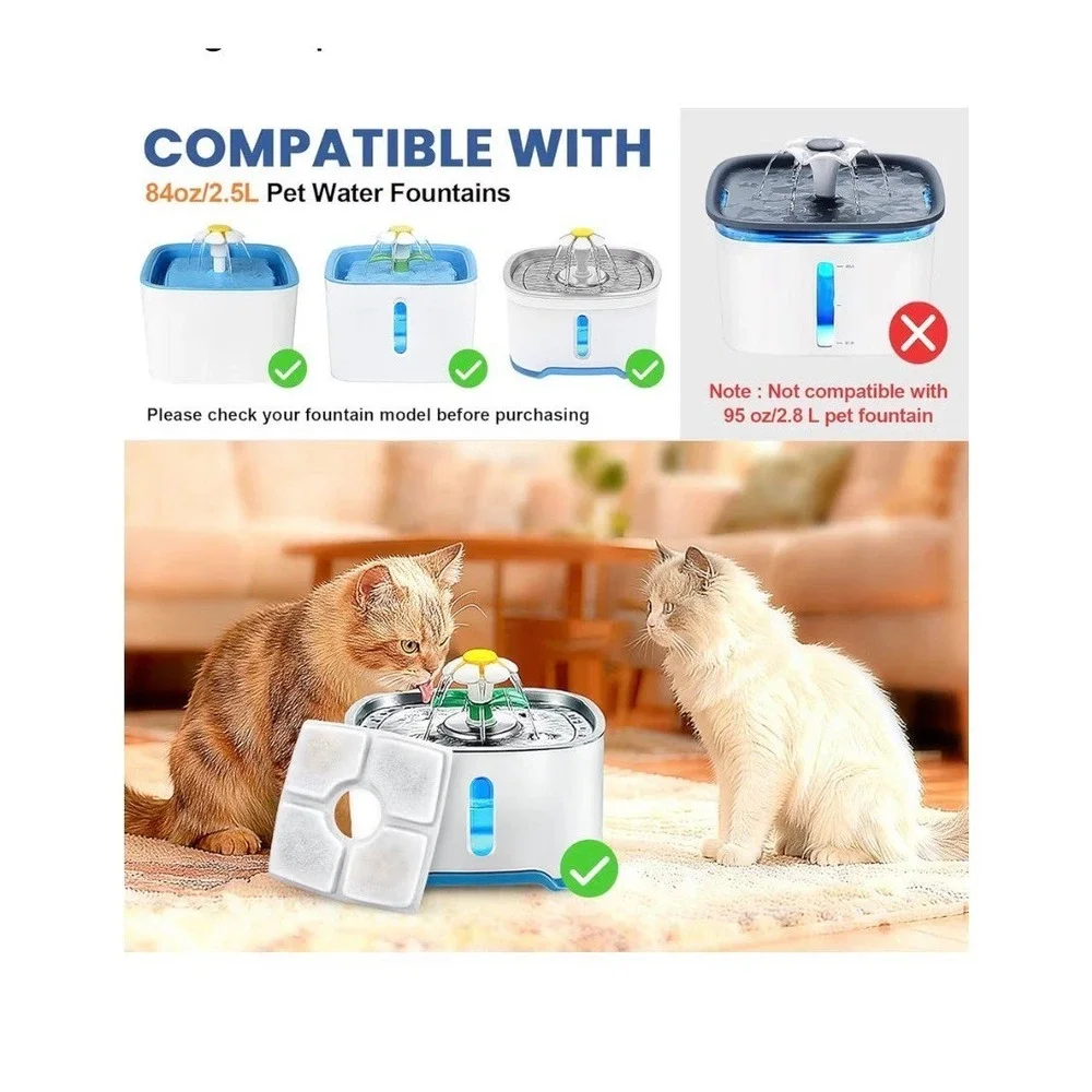 Pet Water Fountain Filters 10‎ pack